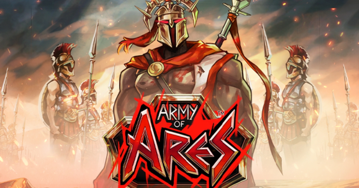 Army of Ares – Greek warfare meets wild reels up to 300x