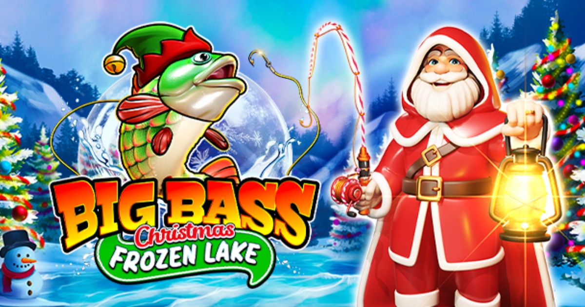 Big Bass Christmas Frozen Lake
