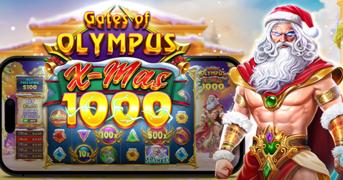 Gates of Olympus Xmas 1000 – Festive Zeus Meets 15,000x Potential