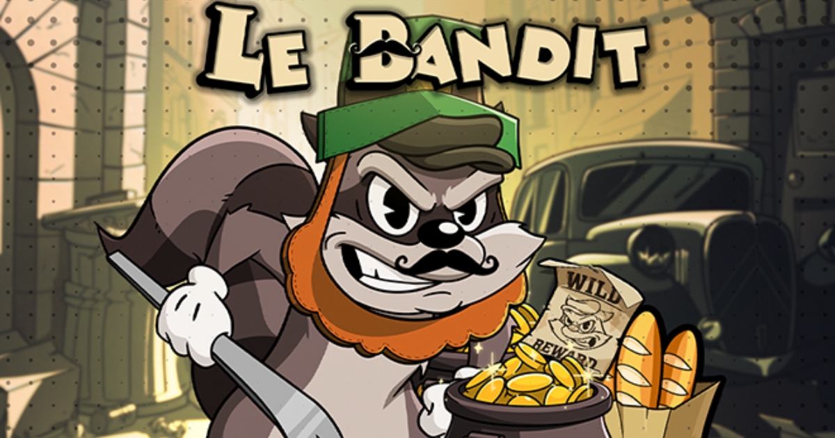 Le Bandit – Smokey the Raccoon's Cluster Pays Adventure